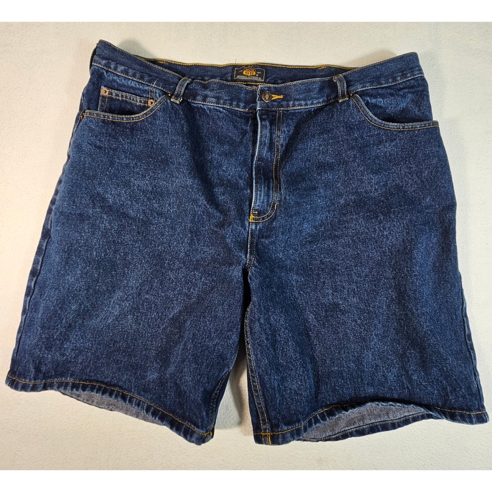 Route 66 Mens Dark Wash Blue Denim Jean Shorts Size‎ 40 100% Cotton Classic Fit